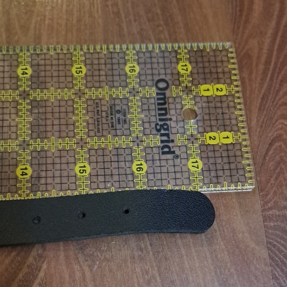 Studded Black Leather Dog Collar - Picture 3 of 5